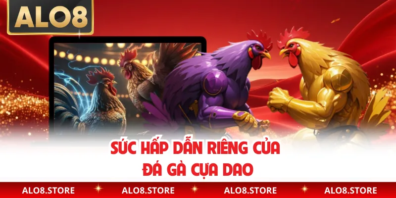 Sức hấp dẫn riêng của đá gà cựa dao